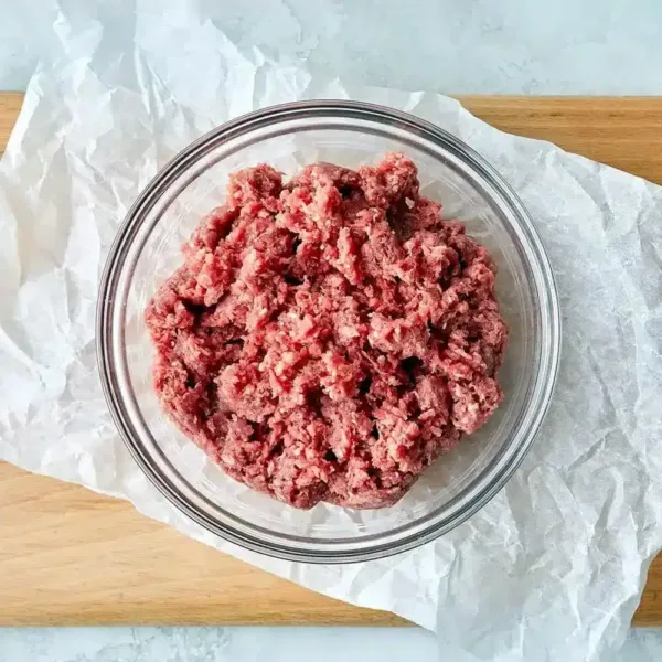 Bowl of ground beef