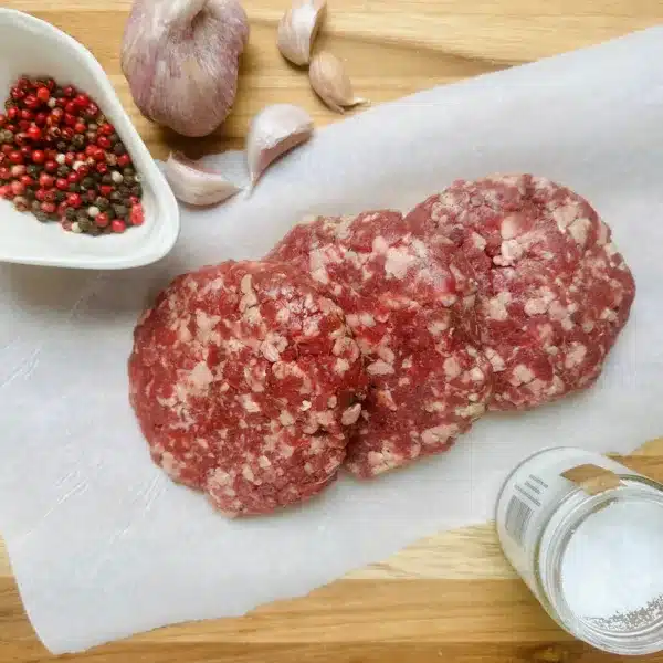 131421/3lb Beef Bacon Burger Patties