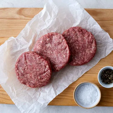 Grass-fed beef patties